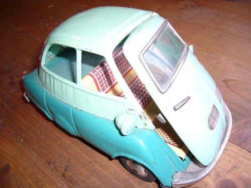 Blechspielzeug bandai isetta - blechspielzeug,, bandai,